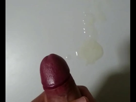 Solo boy from Japan having a nice orgasm