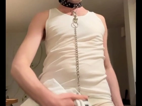 Hot gay masturbation scene with a happy ending.