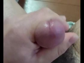 Japanese gay man masturbates and cumshots