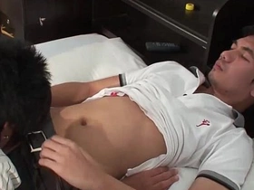 Young Asian men Toey and Wan have unprotected sex.
