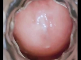 Close up cum shot with sex toys