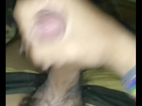 Young gay guy pleasuring himself