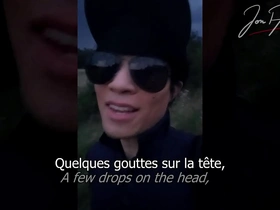Young French-Asian boy enjoys showing off his body and even masturbates outdoors in a wheat field.