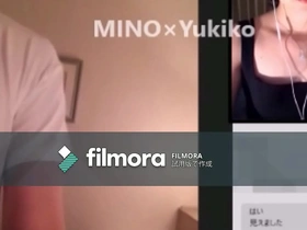 Virtual sex on social media from a hotel room in Hakata, Japan on 28 February 2017.