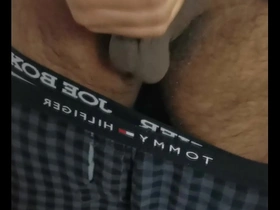 Young Indian man pleasuring himself