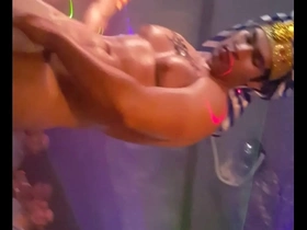 Hot dance routine at a gay disco in Lima, Peru