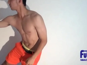 Get some hot gay action with an Asian sports star!