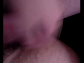 Straight Asian man pleasuring himself by giving a handjob.