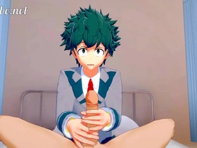 My Hero Academia fan fiction: Deku and Bakugo’s first time in the infirmary with a bareback creampie
