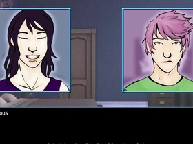 Yaoi game jam project: The emotional journey of a Camboy in a K-drama style visual novel