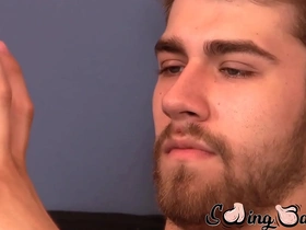 Andrew, the gay jock, enjoys solo pleasure and has a fetish for swingballs.