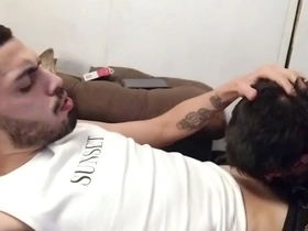 Novinho gets a Brazilian BJ from an amateur half Asian MILF.