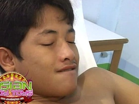 Young Asian man gets anal sex