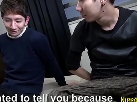 Gay sex with Asian twink and facial cumshot