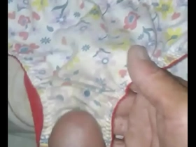 Gay Japanese man enjoys anal sex and wears pink panties.