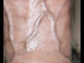 Solo boy enjoys big dick toys and sucks cock.