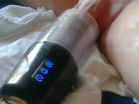 Close up masturbation experience with a special sex toy fetish.