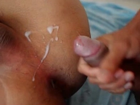 Asian twinks having raw sex and cumming hard
