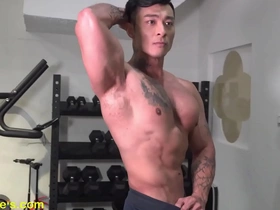 Rocky is a hunk and a fitness enthusiast who loves to show off his muscles.