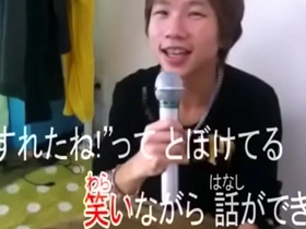 Gay Japanese man masturbates with a lot of passion.