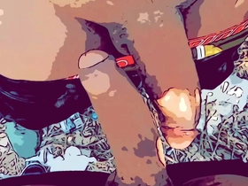 Cartoon gay porn: Big dick amateur gets the best action
